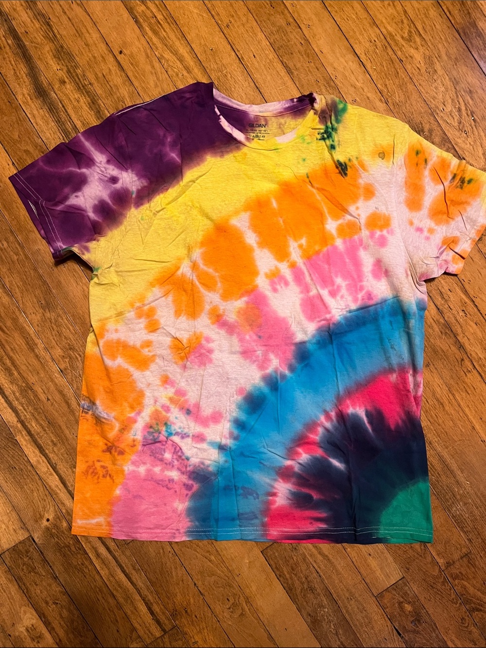 Gildan Men’s Tie-Dye Short Sleeve Tee - Hand Made